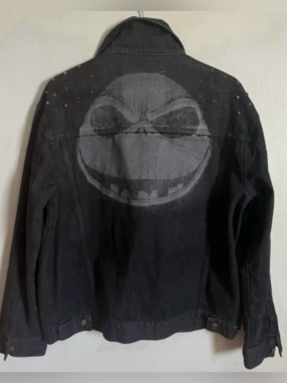 Nightmare Before Christmas “Jack Skellington” Denim Jacket NWOT